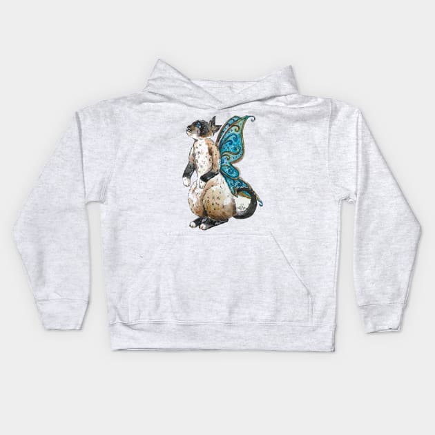 Siamese Cat Fairy Kids Hoodie by aquabun